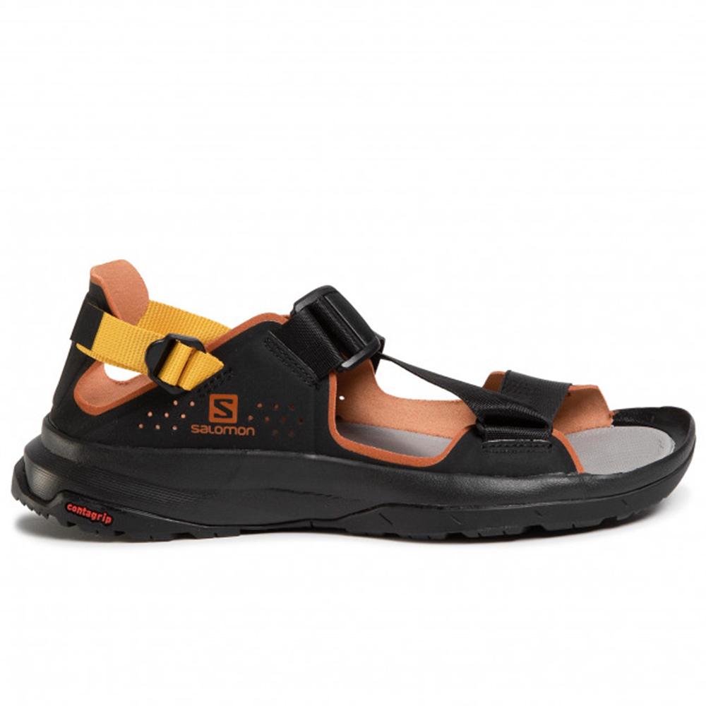 Salomon TECH - Mens Sandals - Black - NZ (14986-APLD)